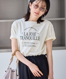 オーバーサイズロゴプリントTシャツ/UVカット・接触冷感・汗染み防止