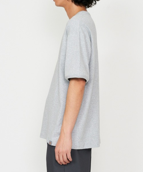 Dickies(ディッキーズ)の「Dickies/ディッキーズ リブTシャツ 半袖(Tシャツ/カットソー・メンズ・ホワイト/ヘザーグレー/ブラック・LARGE/MEDIUM)」の7枚目の写真