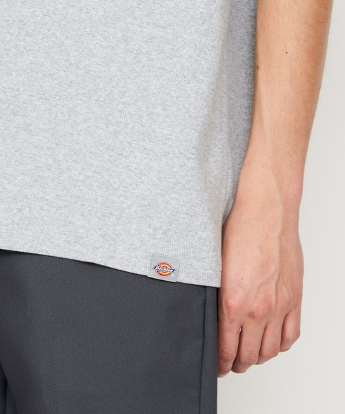 Dickies(ディッキーズ)の「Dickies/ディッキーズ リブTシャツ 半袖(Tシャツ/カットソー・メンズ・ホワイト/ヘザーグレー/ブラック・LARGE/MEDIUM)」の10枚目の写真