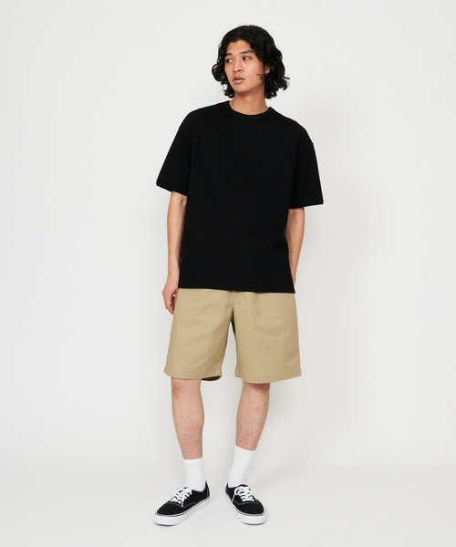 Dickies(ディッキーズ)の「Dickies/ディッキーズ リブTシャツ 半袖(Tシャツ/カットソー・メンズ・ホワイト/ヘザーグレー/ブラック・LARGE/MEDIUM)」の18枚目の写真
