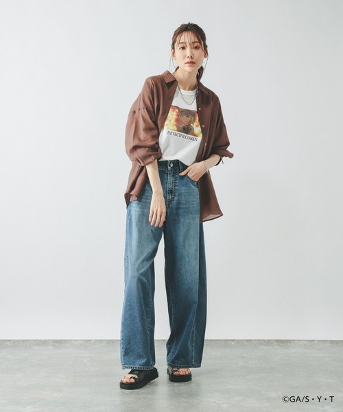 GLOBAL WORK(グローバルワーク)の「【名探偵コナン】グラフィックTシャツ/647377(Tシャツ/カットソー・メンズ・ブラック/グレー/ホワイト系その他3/ホワイト/グレー系その他2・LARGE/MEDIUM)」の15枚目の写真