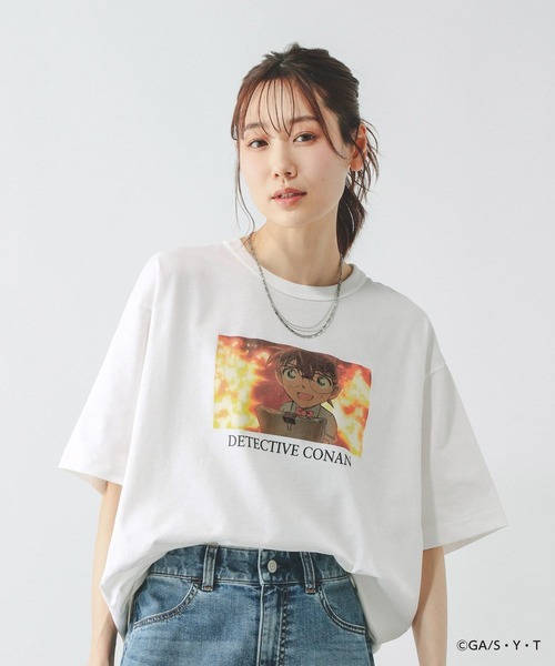 GLOBAL WORK(グローバルワーク)の「【名探偵コナン】グラフィックTシャツ/647377(Tシャツ/カットソー・メンズ・ブラック/グレー/ホワイト系その他3/ホワイト/グレー系その他2・LARGE/MEDIUM)」の17枚目の写真