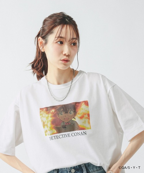 GLOBAL WORK(グローバルワーク)の「【名探偵コナン】グラフィックTシャツ/647377(Tシャツ/カットソー・メンズ・ブラック/グレー/ホワイト系その他3/ホワイト/グレー系その他2・LARGE/MEDIUM)」の18枚目の写真