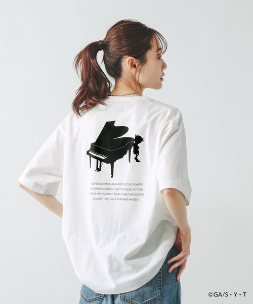 GLOBAL WORK(グローバルワーク)の「【名探偵コナン】グラフィックTシャツ/647377(Tシャツ/カットソー・メンズ・ブラック/グレー/ホワイト系その他3/ホワイト/グレー系その他2・LARGE/MEDIUM)」の19枚目の写真