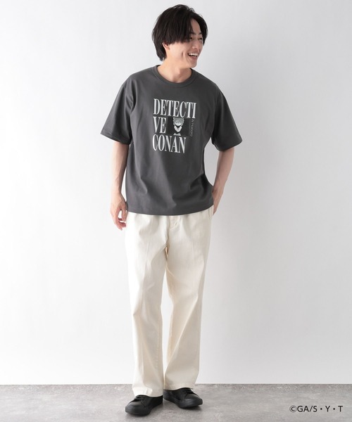 GLOBAL WORK(グローバルワーク)の「【名探偵コナン】グラフィックTシャツ/647377(Tシャツ/カットソー・メンズ・ブラック/グレー/ホワイト系その他3/ホワイト/グレー系その他2・LARGE/MEDIUM)」の21枚目の写真