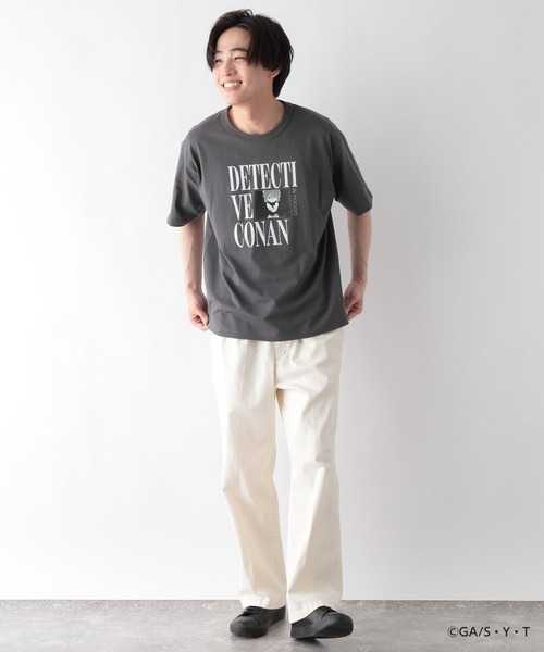 GLOBAL WORK(グローバルワーク)の「【名探偵コナン】グラフィックTシャツ/647377(Tシャツ/カットソー・メンズ・ブラック/グレー/ホワイト系その他3/ホワイト/グレー系その他2・LARGE/MEDIUM)」の22枚目の写真