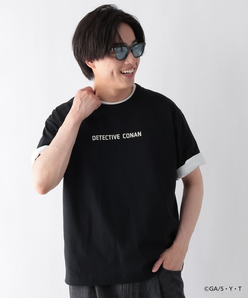 GLOBAL WORK(グローバルワーク)の「【名探偵コナン】グラフィックTシャツ/647377(Tシャツ/カットソー・メンズ・ブラック/グレー/ホワイト系その他3/ホワイト/グレー系その他2・LARGE/MEDIUM)」の7枚目の写真