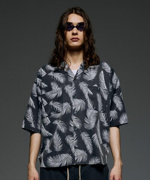 BEAVER(ビーバー)の「B omnivore/ビーオムニボー PIGMENT WIND CLOTH SHIRT ピグメントウインドクロスシャツ(シャツ/ブラウス・メンズ・オリーブ系/ブラック・M/L)」の2枚目の写真