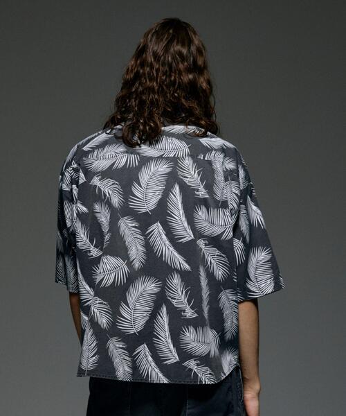 BEAVER(ビーバー)の「B omnivore/ビーオムニボー PIGMENT WIND CLOTH SHIRT ピグメントウインドクロスシャツ(シャツ/ブラウス・メンズ・オリーブ系/ブラック・M/L)」の4枚目の写真