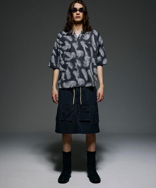 BEAVER(ビーバー)の「B omnivore/ビーオムニボー PIGMENT WIND CLOTH SHIRT ピグメントウインドクロスシャツ(シャツ/ブラウス・メンズ・オリーブ系/ブラック・M/L)」の5枚目の写真
