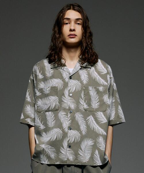 BEAVER(ビーバー)の「B omnivore/ビーオムニボー PIGMENT WIND CLOTH SHIRT ピグメントウインドクロスシャツ(シャツ/ブラウス・メンズ・オリーブ系/ブラック・M/L)」の12枚目の写真
