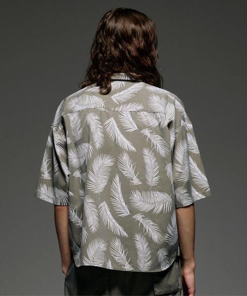 BEAVER(ビーバー)の「B omnivore/ビーオムニボー PIGMENT WIND CLOTH SHIRT ピグメントウインドクロスシャツ(シャツ/ブラウス・メンズ・オリーブ系/ブラック・M/L)」の14枚目の写真