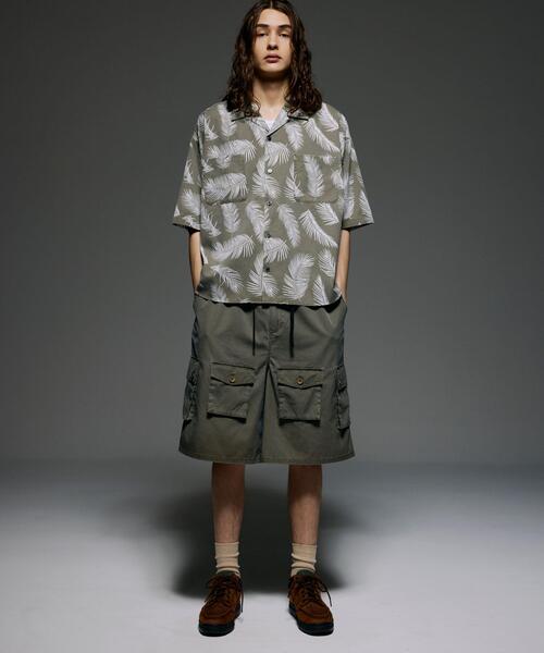 BEAVER(ビーバー)の「B omnivore/ビーオムニボー PIGMENT WIND CLOTH SHIRT ピグメントウインドクロスシャツ(シャツ/ブラウス・メンズ・オリーブ系/ブラック・M/L)」の15枚目の写真