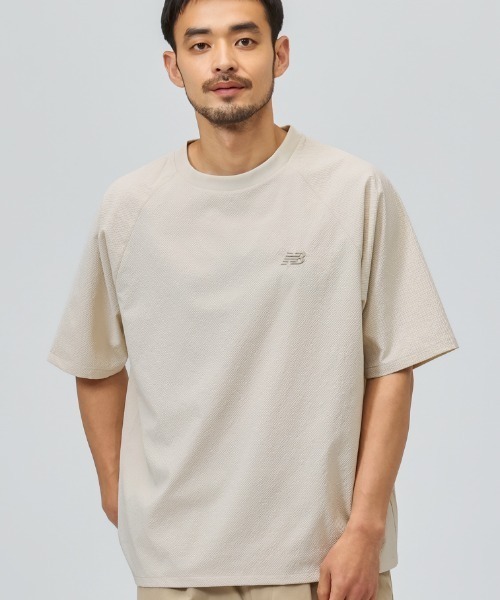 ニューバランス New Balance シアサッカーTシャツ（Tシャツ/カットソー