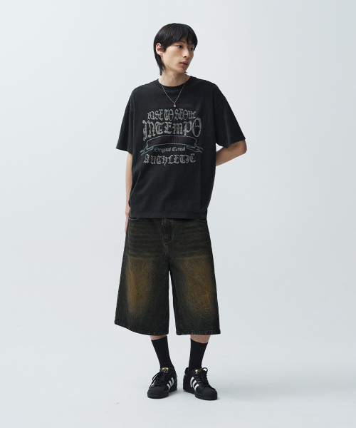 INTEMPOMOOD(インテンポムード)の「オーバースペックウォッシングバミューダパンツ:2カラー(その他パンツ・レディース・ブラック/スカイブルー・LARGE/MEDIUM/X-LARGE)」の14枚目の写真
