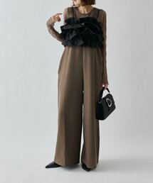 earthy（アーシー）の「クレープデシンキャミオールインワン（ワンピース）」
