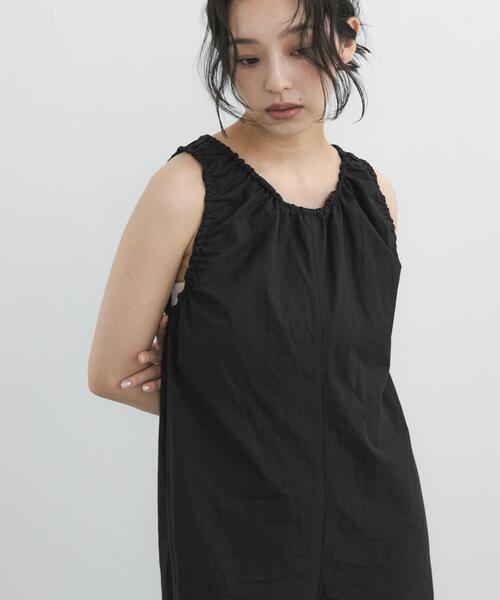 KBF（ケイビーエフ）の「『WEB限定』ギャザーディティールオールインワン（その他パンツ・レディース・ホワイト系その他/ブラック・ONE）」の19枚目の写真