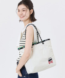 【LeSportsac×Pringles】ML 2 WAY TOTE 2ウェイプリングルズミスターPエンブロイダリー