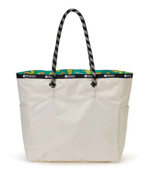 LeSportsac(レスポートサック)の「【LeSportsac×Pringles】ML 2 WAY TOTE 2ウェイプリングルズミスターPエンブロイダリー(トートバッグ・レディース・ホワイト・FREE)」の7枚目の写真
