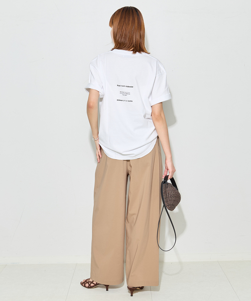 POET MEETS DUBWISE（ポエットミーツダブワイズ）の「《追加》POETMEETS DUBWISE KJLW COLLAGE 02 Tシャツ（Tシャツ/カットソー・レディース・ホワイト/グレー・FREE）」の11枚目の写真
