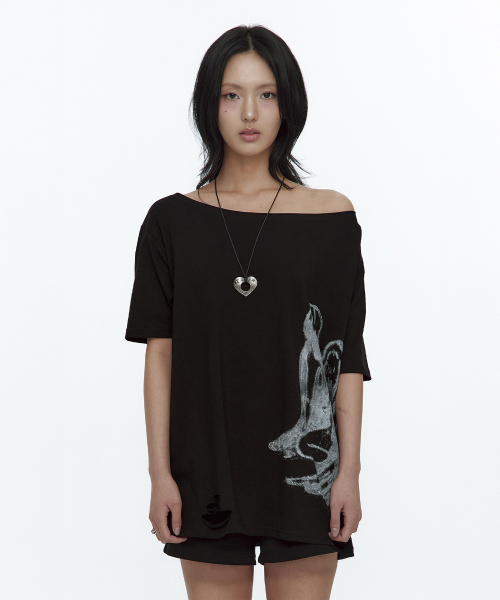 ROUGHNECK(ラフネック)の「Fallen Angel T-Shirt Black(Tシャツ/カットソー・レディース・その他・FREE)」の8枚目の写真