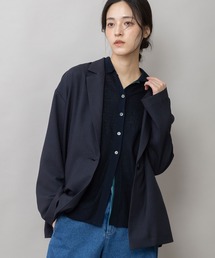 【防シワ性】ドライメランジドビー テーラードジャケット