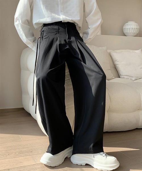 WESTBOY(ウエストボーイ)の「スラックス(スラックス・メンズ・ブラック・M/L/XL)」の1枚目の写真