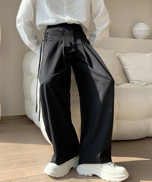 WESTBOY(ウエストボーイ)の「スラックス(スラックス・メンズ・ブラック・M/L/XL)」の5枚目の写真