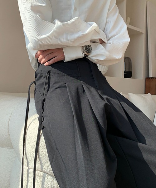 WESTBOY(ウエストボーイ)の「スラックス(スラックス・メンズ・ブラック・M/L/XL)」の9枚目の写真