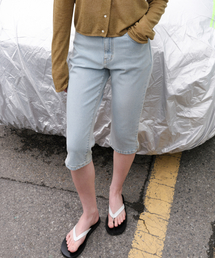 Below Capri Denim - Light Blue