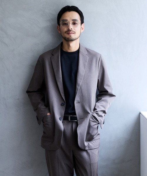 JUN STANDARD PICKS(ジュンスタンダードピックス)の「バックメッシュハイネックTシャツ(Tシャツ/カットソー・メンズ・ネイビー/グレー/ブラック/ホワイト・L/LL/M/S)」の18枚目の写真