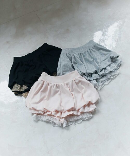 OLIVE des OLIVE(オリーブデオリーブ)の「【Belle Charme】Balloon Sweat Skirt(スカート・レディース・ブラック/トップグレー/ピンク・FREE)」の8枚目の写真