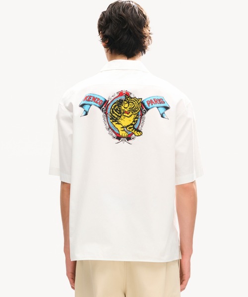 KENZO（ケンゾー）の「KENZOJUMPINGTIGERBACKPLACEDHAWAIIANSSSHIRT（シャツ/ブラウス・メンズ・ホワイト系その他・SMALL/MEDIUM/LARGE/X-SMALL）」の5枚目の写真