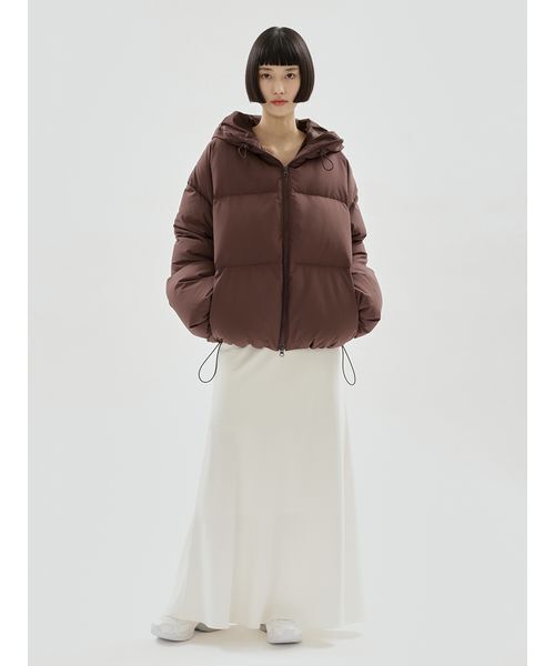 emmi(エミ)の「emmiロゴゴムジャガードサテンナロースカート(スカート・レディース・アイボリー/ブラック・0/1)」の20枚目の写真