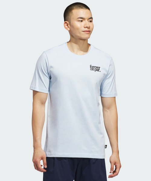 adidas(アディダス)の「ゴルフ F.O.P グラフィック 半袖Tシャツ【adidas Golf/アディダスゴルフ】(Tシャツ/カットソー・メンズ・ブルー・SMALL/MEDIUM/LARGE/X-LARGE/XX-LARGE/3XL)」の1枚目の写真