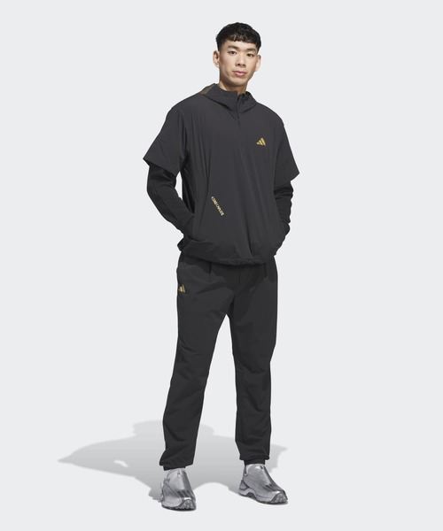 adidas(アディダス)の「コードカオス 半袖 パーカー ジャケット【adidas Golf/アディダスゴルフ】(ブルゾン・メンズ・ブラック・SMALL/MEDIUM/LARGE/X-LARGE/XX-LARGE/3XL)」の5枚目の写真