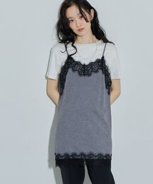 【Noka】ツィードレースキャミチュニック《WEB限定》