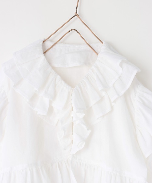 LOWRYS FARM(ローリーズファーム)の「フリルボレロ 1056144(シャツ/ブラウス・キッズ・ホワイト/ブラック・110cm/120cm/130cm/140cm/150cm)」の11枚目の写真