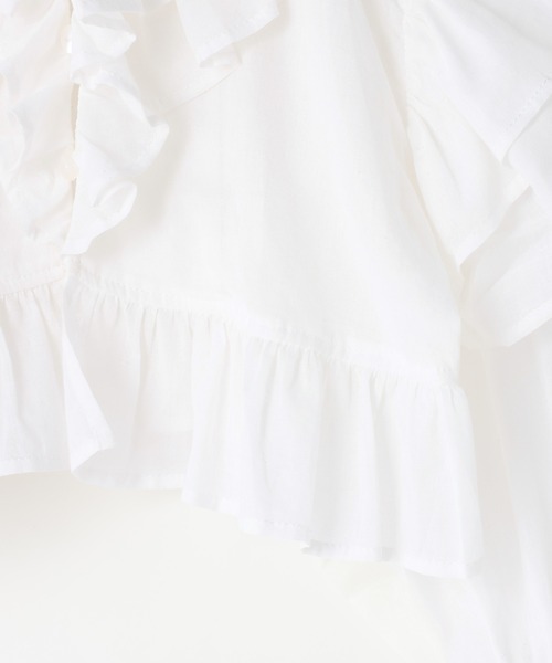 LOWRYS FARM(ローリーズファーム)の「フリルボレロ 1056144(シャツ/ブラウス・キッズ・ホワイト/ブラック・110cm/120cm/130cm/140cm/150cm)」の10枚目の写真