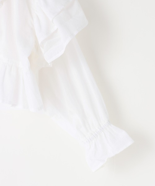 LOWRYS FARM(ローリーズファーム)の「フリルボレロ 1056144(シャツ/ブラウス・キッズ・ホワイト/ブラック・110cm/120cm/130cm/140cm/150cm)」の8枚目の写真