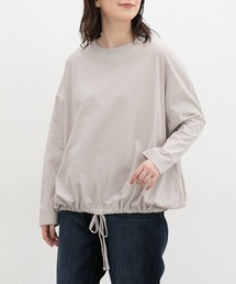 裾ドロストゆるTシャツ