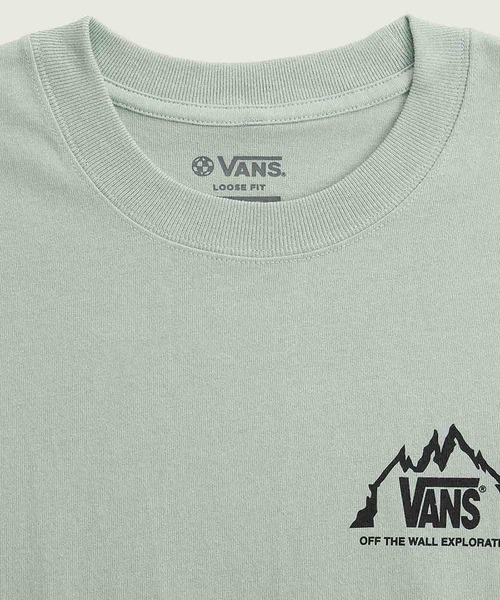 VANS(バンズ)の「CRESTLINE Tシャツ / MTE Crestline SS Tee Gray Oliv VN000RK6EMW1(Tシャツ/カットソー・メンズ・セージグリーン・MEDIUM/X-SMALL/SMALL)」の3枚目の写真