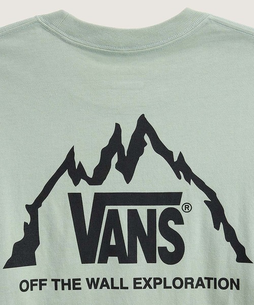 VANS(バンズ)の「CRESTLINE Tシャツ / MTE Crestline SS Tee Gray Oliv VN000RK6EMW1(Tシャツ/カットソー・メンズ・セージグリーン・MEDIUM/X-SMALL/SMALL)」の5枚目の写真