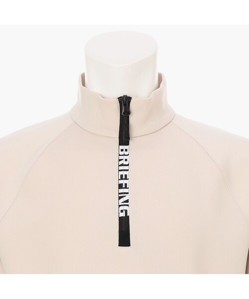 BRIEFING(ブリーフィング)の「【BRIEFING GOLF/ブリーフィングゴルフ】MS 3D LOGO HALFZIP TOP(Tシャツ/カットソー・メンズ・ベージュ・L)」の4枚目の写真