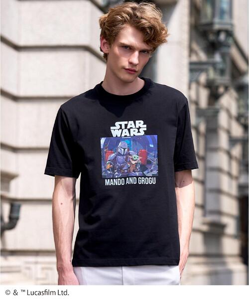 DRESSTERIOR(ドレステリア)の「【接触冷感】STAR WARS レイザークレスト号 Tシャツ(Tシャツ/カットソー・メンズ・ブラック/ホワイト・92/94/91/90)」の2枚目の写真