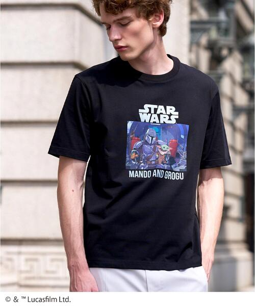 DRESSTERIOR(ドレステリア)の「【接触冷感】STAR WARS レイザークレスト号 Tシャツ(Tシャツ/カットソー・メンズ・ブラック/ホワイト・92/94/91/90)」の3枚目の写真