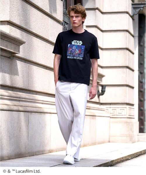 DRESSTERIOR(ドレステリア)の「【接触冷感】STAR WARS レイザークレスト号 Tシャツ(Tシャツ/カットソー・メンズ・ブラック/ホワイト・92/94/91/90)」の4枚目の写真