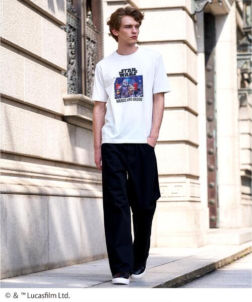 DRESSTERIOR(ドレステリア)の「【接触冷感】STAR WARS レイザークレスト号 Tシャツ(Tシャツ/カットソー・メンズ・ブラック/ホワイト・92/94/91/90)」の6枚目の写真