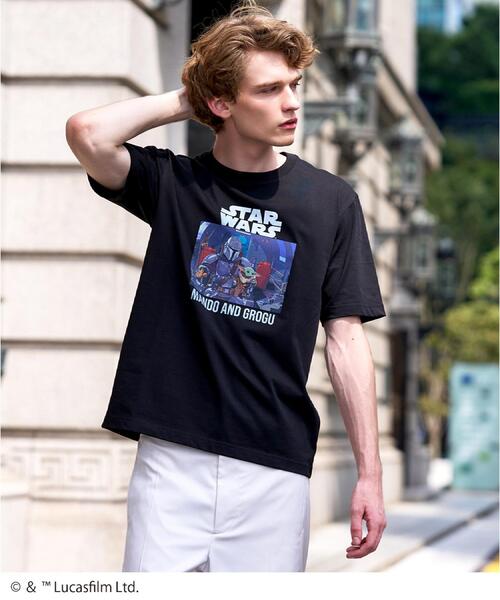 DRESSTERIOR(ドレステリア)の「【接触冷感】STAR WARS レイザークレスト号 Tシャツ(Tシャツ/カットソー・メンズ・ブラック/ホワイト・92/94/91/90)」の7枚目の写真