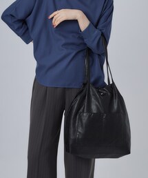 SHOO・LA・RUE | つまみハンドル巾着トートバッグ(トートバッグ)